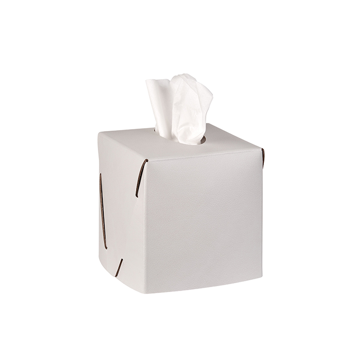 ADJ Салфетница Kleenex, 12x12xH12 см., цвет: устричный/пепельная роза