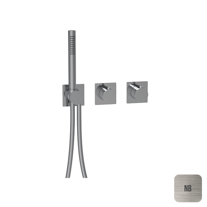 Almar Modular Смеситель для душа, встраиваемый, термостатический, цвет: Nichel Brushed