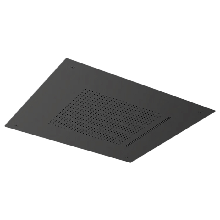 Almar Velvet Temptation Верхний душ 49.8х49.8см., потолочный, 2 режима, цвет: Black Absolute Brushed PVD