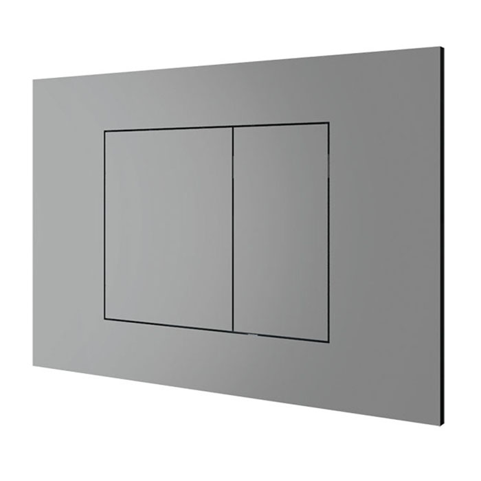 Almar WC plate Смывная клавиша универсальная, для GEBERIT SIGMA8 / UP720 или SIGMA12 / UP320 или TECE BOX-8, цвет: нержавеющая сталь брашированная