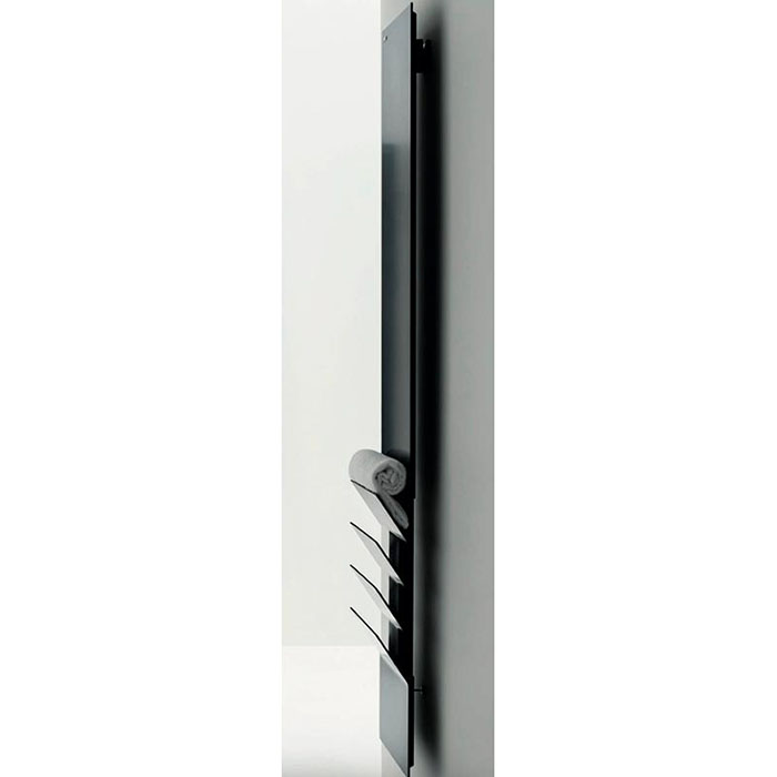 Antrax Flaps Полотенцесушитель L35хH121см., Dx, электрический, цвет: черный матовый