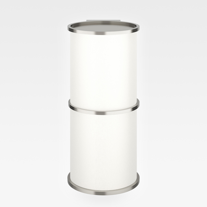 Armani Roca Baia Настенный LED светильник, полукруглая форма., цвет: brushed steel