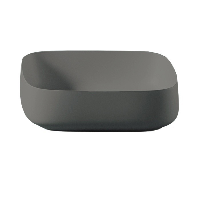 Artceram Cognac Раковина накладная Quadro 56x41 см, Saniglaze, цвет: grigio oliva
