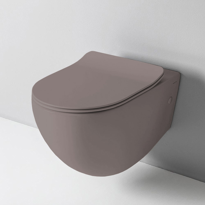 Artceram File Унитаз подвесной Rimless 36x52 см, цвет: gravel