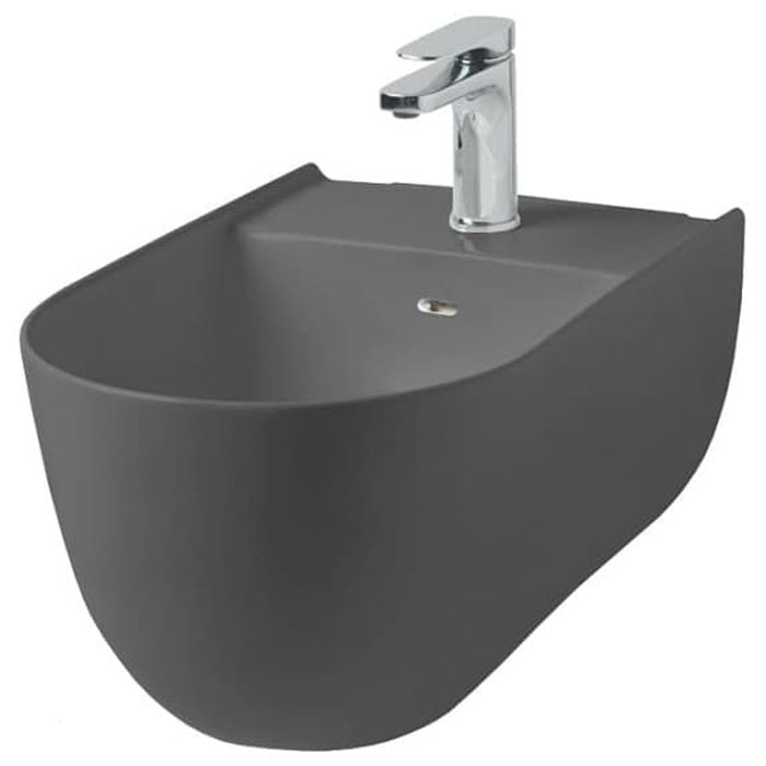 Artceram THE ONE Биде подвесное  52х35см, с креплениями, с 1 отв под смеситель. цвет: grigio oliva