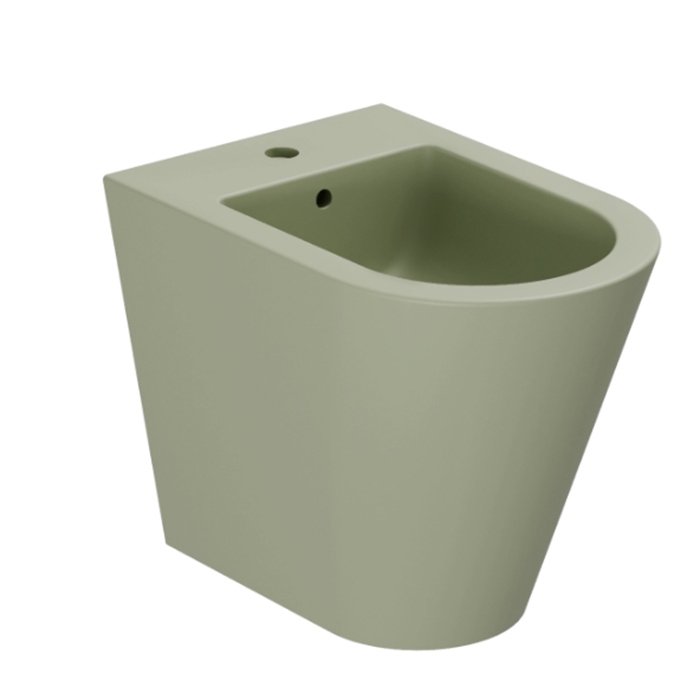 Azzurra Forma Биде приставное 54x37x42 см , с 1 отв., цвет: Verde Natura