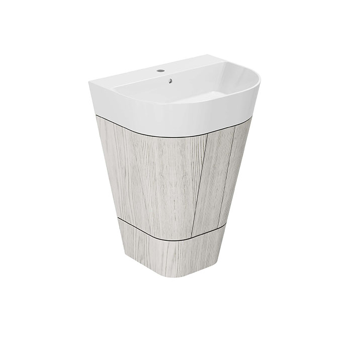 Azzurra Forma Тумба напольная 60х47х84см, с 2 дверцами, с раковиной, цвет: Olmo bianco