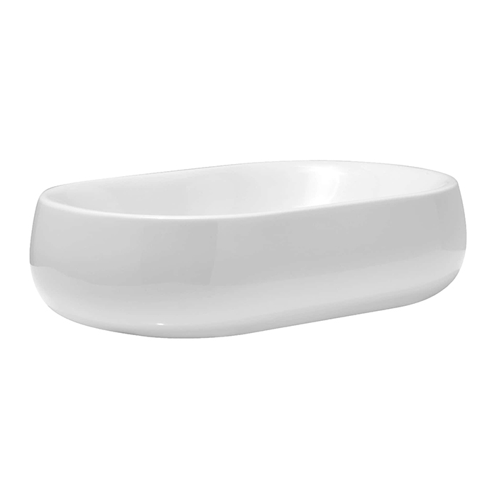 Azzurra Nuvola Раковина 60x40xH16 см, без отв., цвет: Bianco lucido