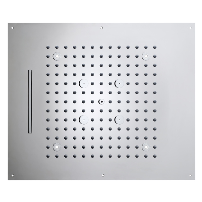 BOSSINI DREAM/3 Верхний душ 570 x 470 мм, 3 режима (дождь, каскад, туман), с 4 LED (белый), блок питания/управления, цвет: хром