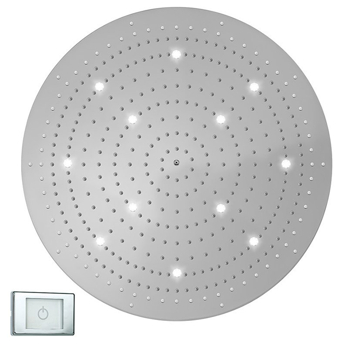 BOSSINI DREAM-XL OK Верхний душ Ø 1000 мм, с 12 LED (белый), блок питания/управления, цвет: хром