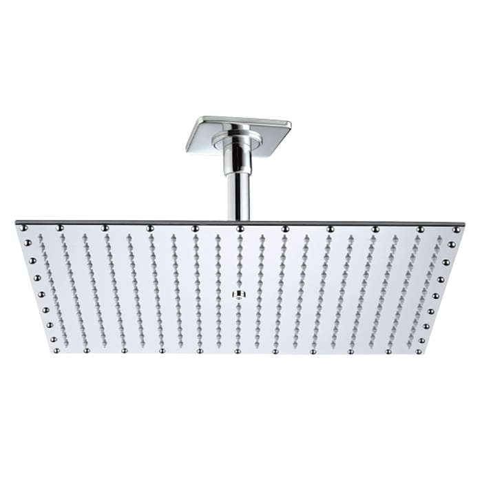 BOSSINI PARIS-RECTANGULAR Верхний душ 500 x 400 мм - потолочный кронштейн 150 мм, цвет: хром