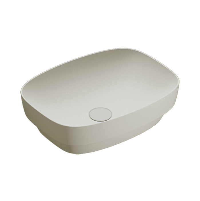 Catalano Alvea Раковина 50x38см встраиваемая, без отв., цвет: Cemento Satinato