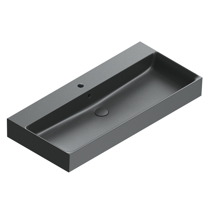 Catalano Premium Раковина 100x47см, с 1 отв., цвет: черный матовый
