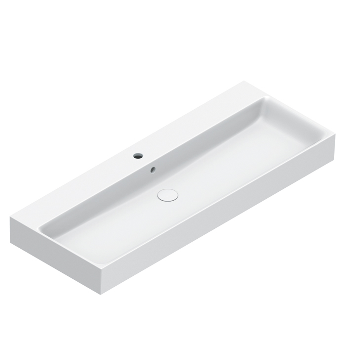 Catalano Premium Раковина 120x47см, с 1 отв., цвет: белый матовый