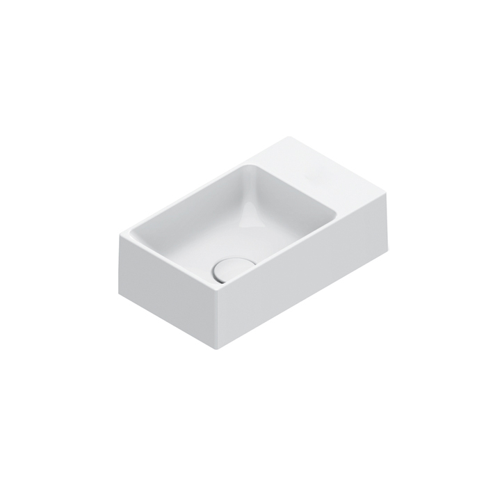 Catalano Premium Раковина 40x23см, без отв., цвет: белый глянцевый