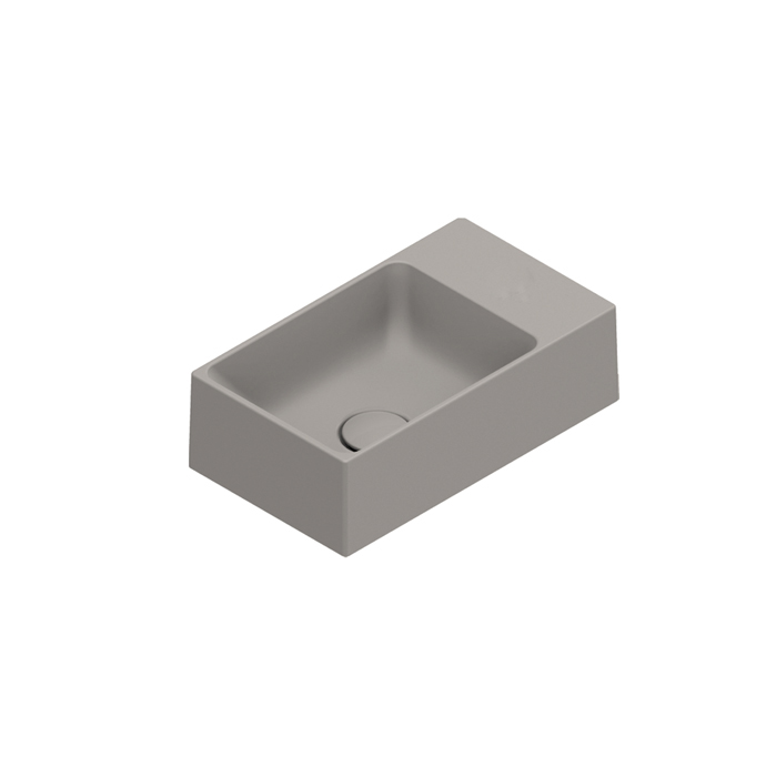 Catalano Premium Раковина 40x23см, без отв., цвет: Tortora Satinato