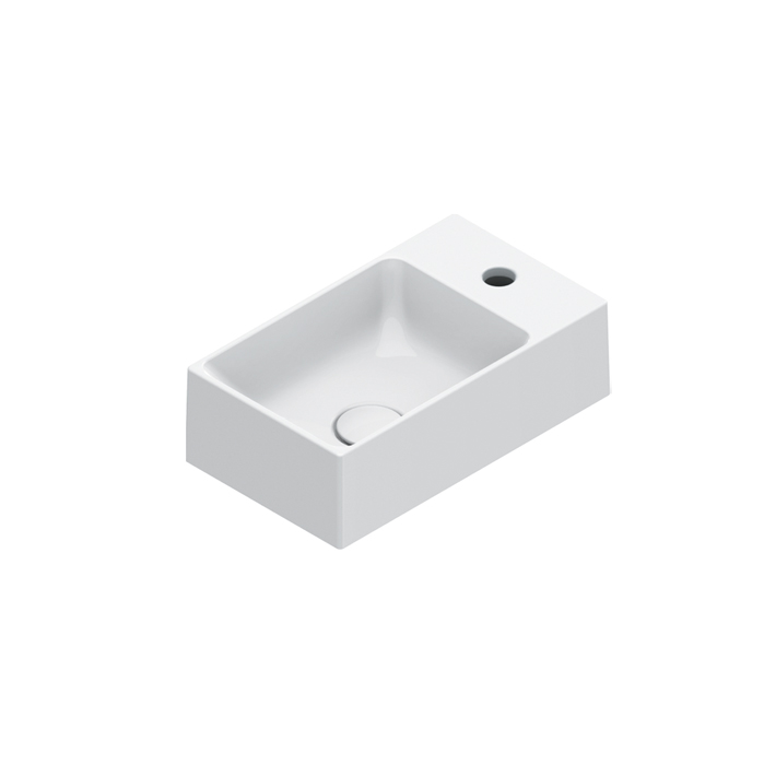 Catalano Premium Раковина 40x23см, с 1 отв., цвет: белый глянцевый
