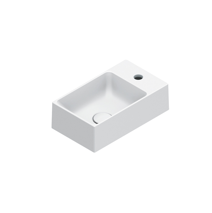 Catalano Premium Раковина 40x23см, с 1 отв., цвет: белый матовый