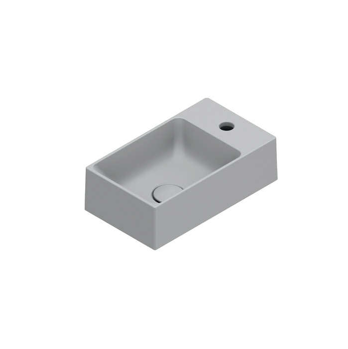 Catalano Premium Раковина 40x23см, с 1 отв., цвет: Cemento Satinato