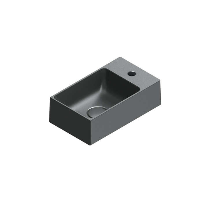 Catalano Premium Раковина 40x23см, с 1 отв., цвет: черный матовый