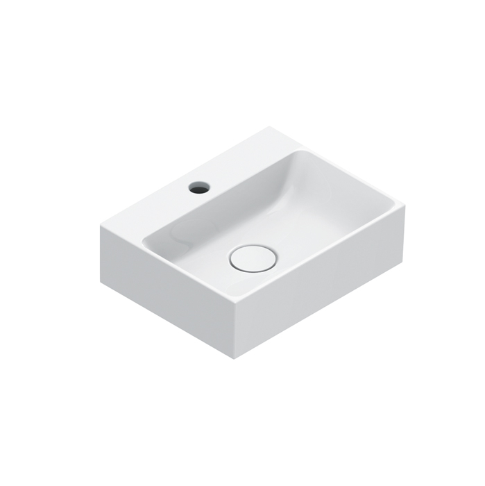 Catalano Premium Раковина 40x32см, с 1 отв., цвет: белый глянцевый