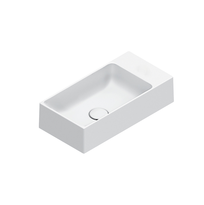 Catalano Premium Раковина 50x25см, без отв., цвет: белый матовый