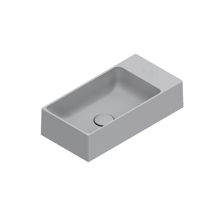 Catalano Premium Раковина 50x25см, без отв., цвет: Cemento Satinato
