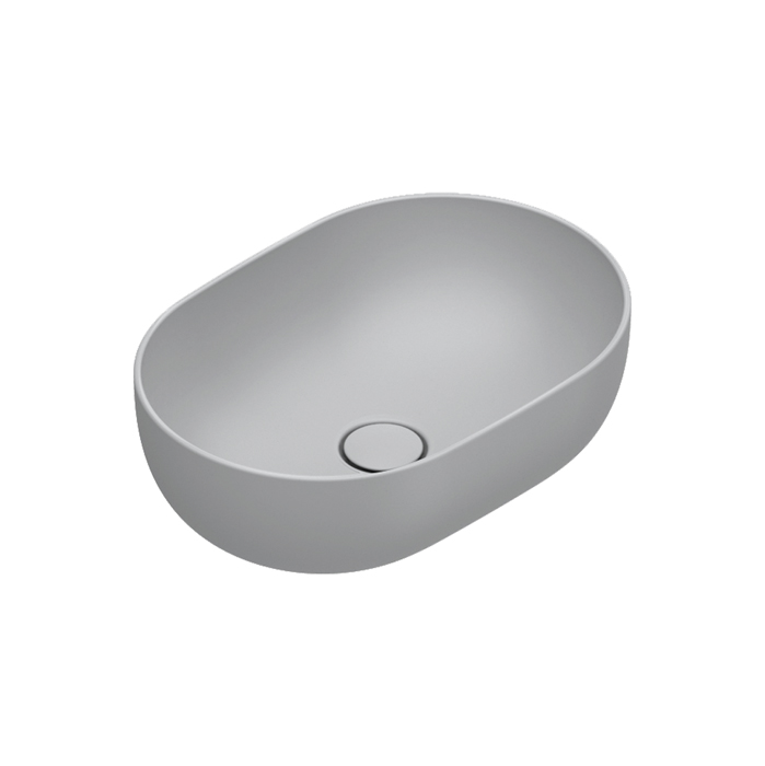 Catalano Sfera Раковина 50x35см накладная, без отв., цвет: Cemento Satinato