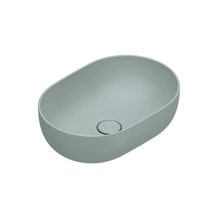 Catalano Sfera Раковина 50x35см накладная, без отв., цвет: Aqua Satinato