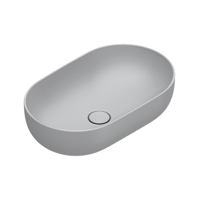 Catalano Sfera Раковина 60x37см накладная, без отв., цвет: Cemento Satinato