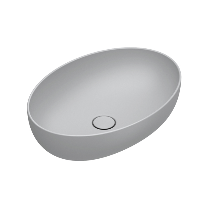 Catalano Sfera Раковина 60x42см накладная, без перелива, без отв., цвет: Cemento Satinato