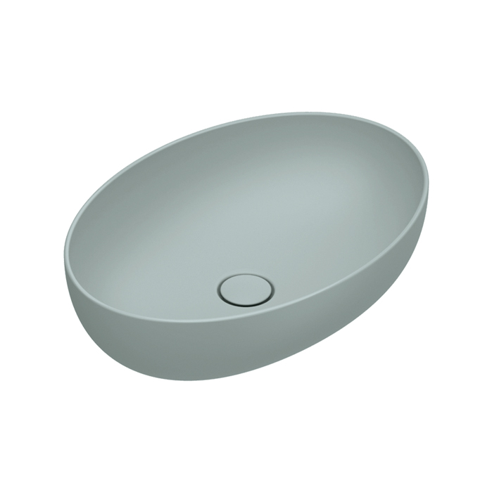 Catalano Sfera Раковина 60x42см накладная, без перелива, без отв., цвет: Aqua Satinato