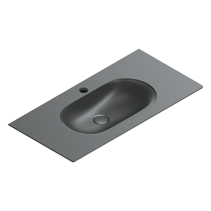Catalano Sfera Раковина консоль 100x50см, с 1 отв., цвет: черный матовый