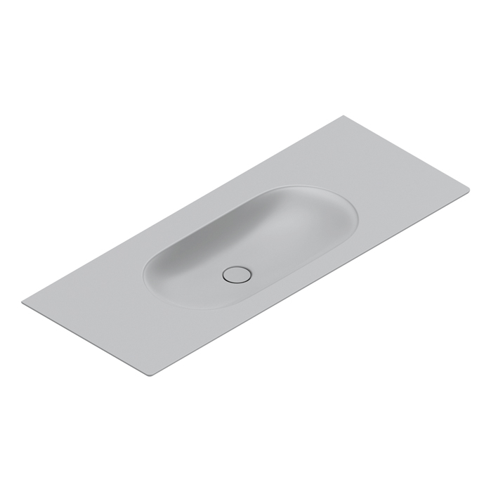 Catalano Sfera Раковина консоль 125x50см, без отв., цвет: Cemento Satinato