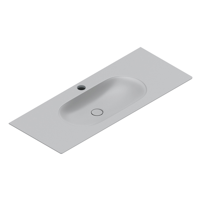 Catalano Sfera Раковина консоль 125x50см, с 1 отв., цвет: Cemento Satinato