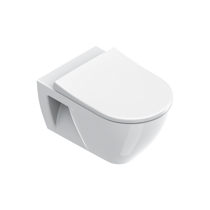 Catalano Sfera Унитаз подвесной 54x35см, безободковый, смыв Tornado, покрытие Cataglaze+, цвет: белый глянцевый