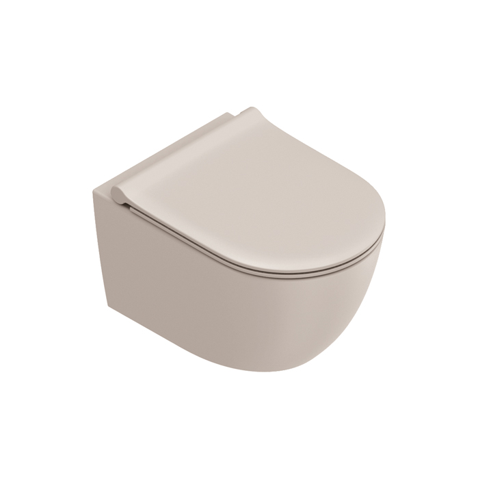 Catalano Sfera Унитаз подвесной 50x35см, безободковый, смыв Tornado, покрытие Twinglaze+, цвет: Seta Satinato