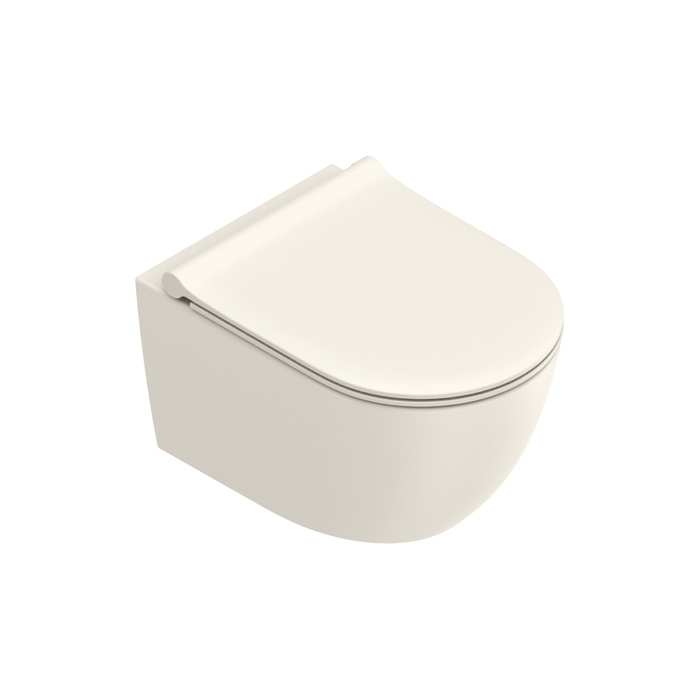 Catalano Sfera Унитаз подвесной 50x35см, безободковый, смыв Tornado, покрытие Twinglaze+, цвет: Lino Satinato