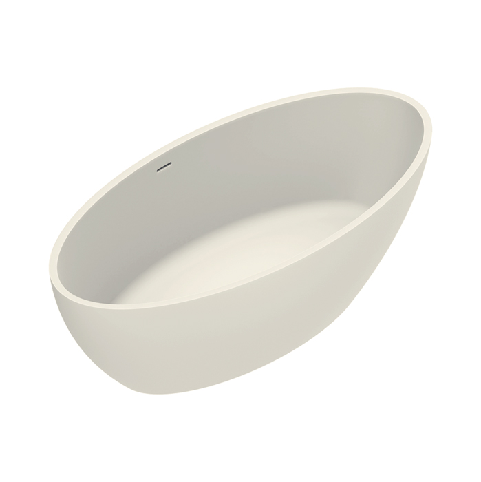 Catalano Solid Ванна отдельностоящая 165x80хh52см, с переливом, сифон в комплекте, цвет: Lino Satinato