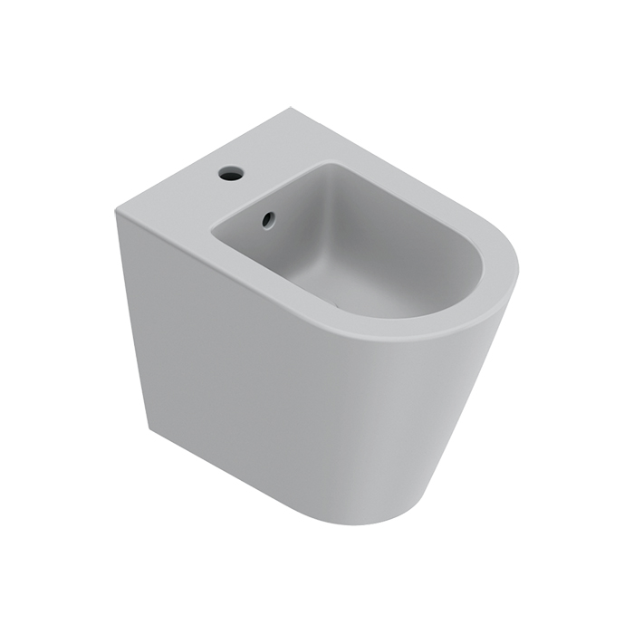 Catalano Zero Биде напольное 55x35см, с 1 отв., цвет: Cemento Satinato