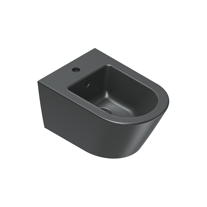 Catalano Zero Биде подвесное 55x35см, с 1 отв., цвет: черный матовый