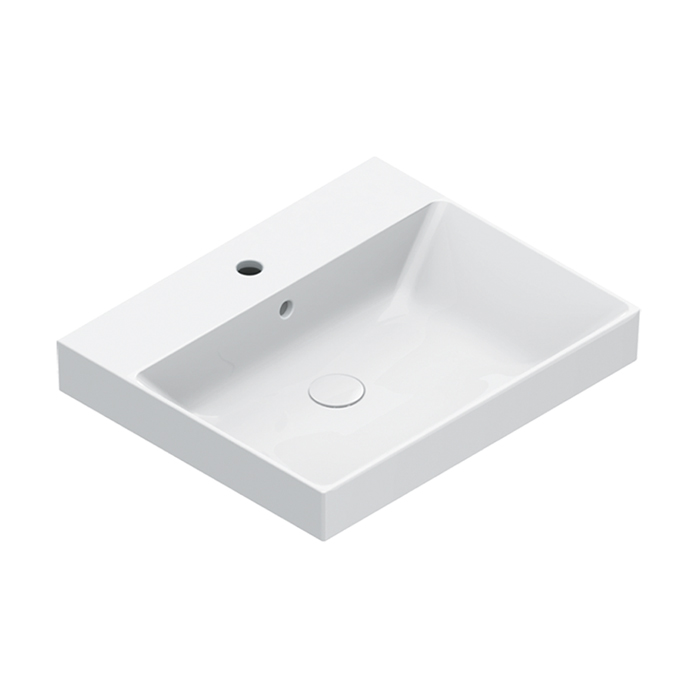 Catalano Zero Раковина 60x50см, с 1 отв., цвет: белый глянцевый