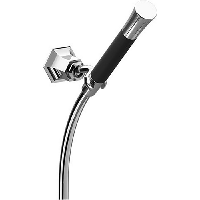 CISAL Shower Душевой гарнитур:ручная лейка,шланг 150 см,держатель настенный для лейки, цвет: хром