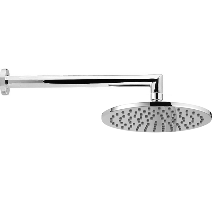 CISAL Shower Верхний душ D200 мм с настенным держателем L290 мм, цвет: хром