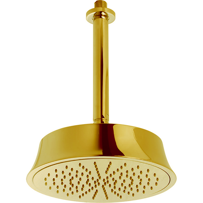 CISAL Shower Верхний душ D220 мм с потолочным держателем L270 мм, цвет: золото