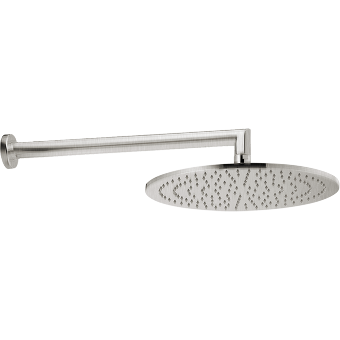 CISAL Shower Верхний душ D300 мм с настенным держателем L400 мм, цвет: никель матовый
