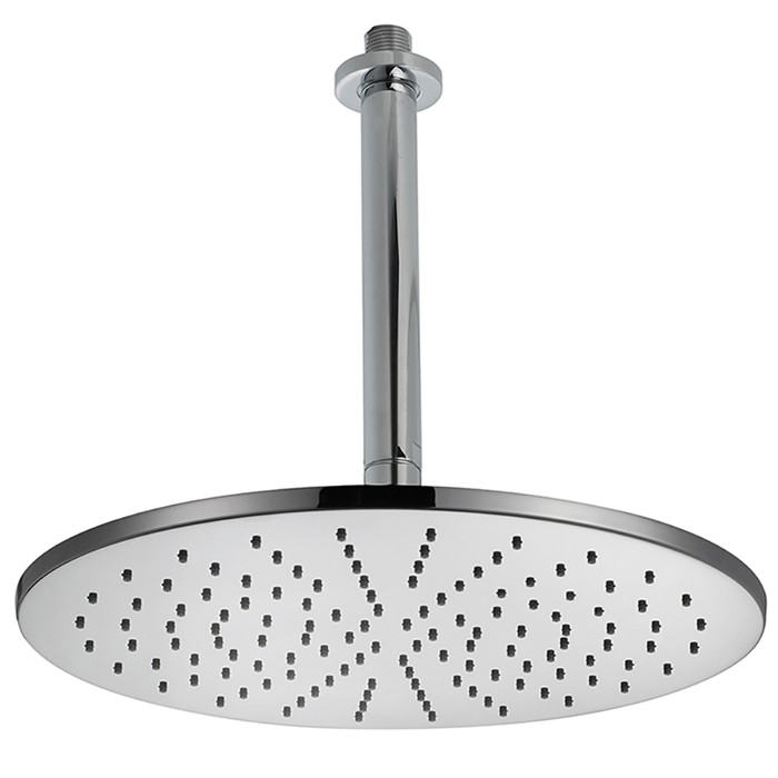 CISAL Shower Верхний душ D300 мм с потолочным держателем L180 мм, цвет: хром
