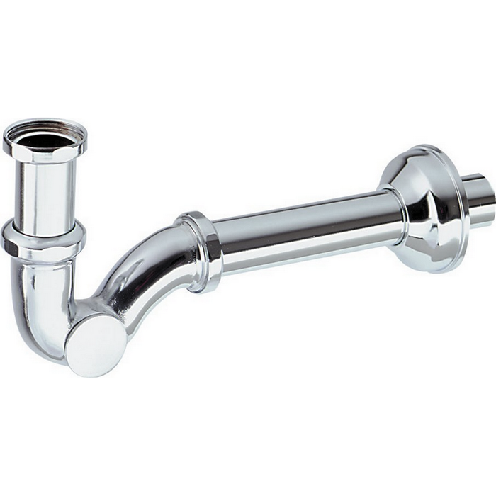 CISAL Сифон 1"1/4 S-образный, цвет: хром