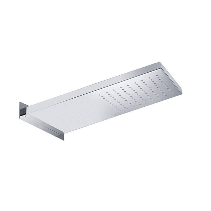 Cisal Zen Shower Верхний душ настенный 50х20х0,24 см, цвет: полированная нержавеющая сталь
