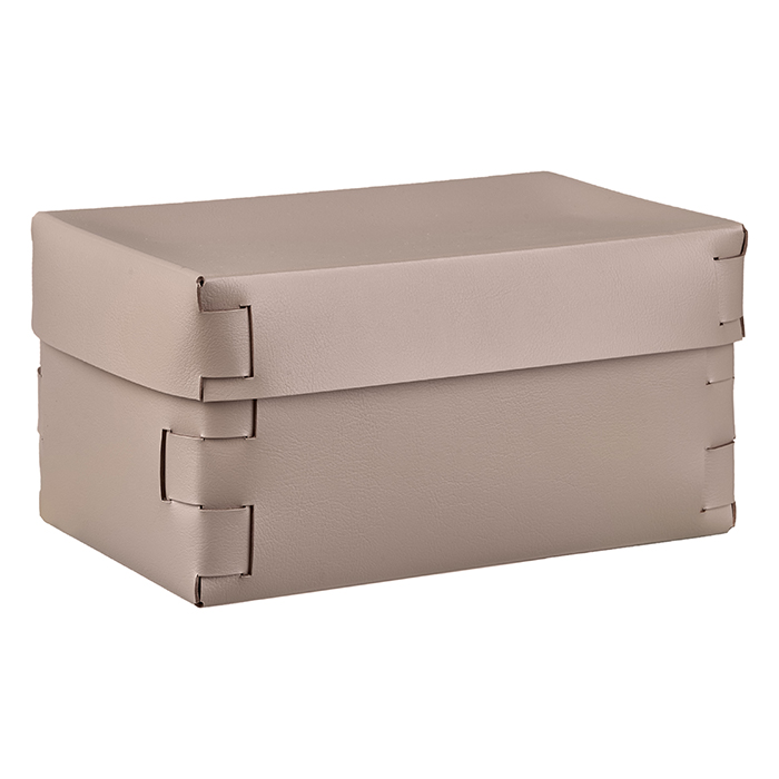 Colombo Adj Коробка Snob 25x15хH13.5см., настольная, цвет: капучино/шоколад